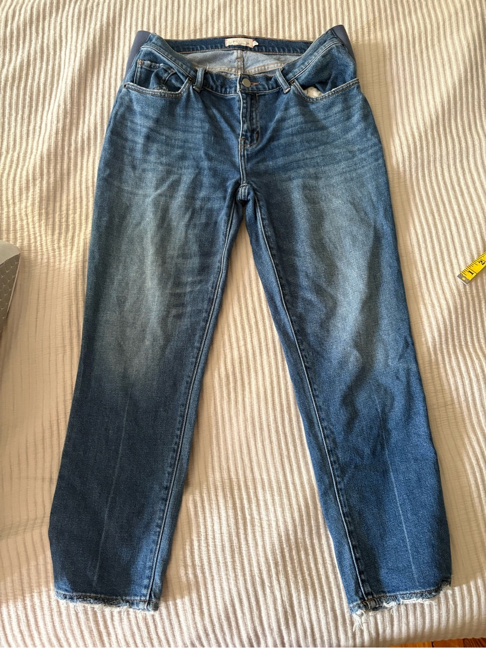 Hatch Women's Straight Leg Jeans - Classic Blue size 28